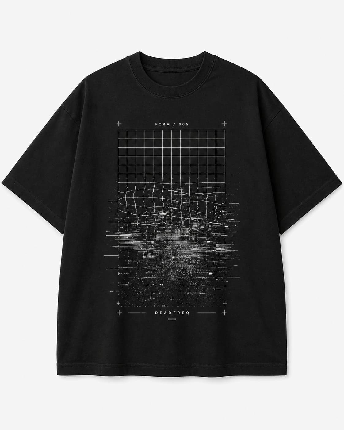 FORM / 005 Static Decay Tee — flat lay product photo