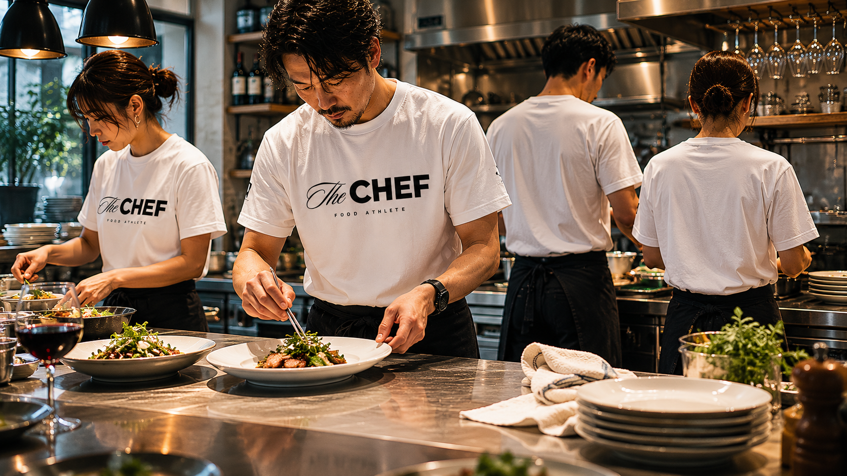 FOOD ATHLETE — The CHEF kitchen crew